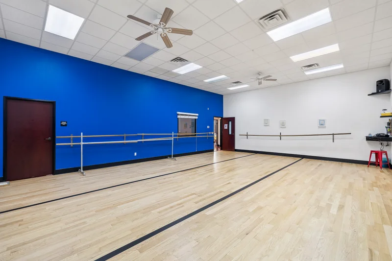 Studio 1 with professional sprung wood floors