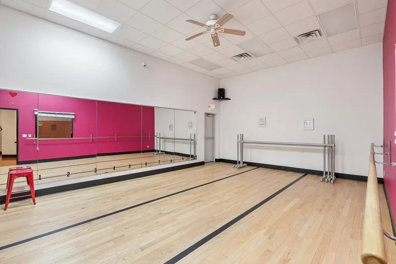 Studio 2 with viewing windows for parents