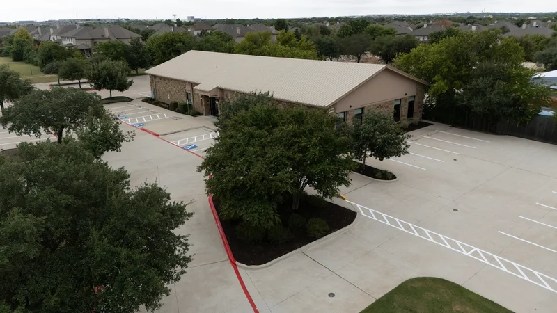 Aerial view of GADA in Forest Creek